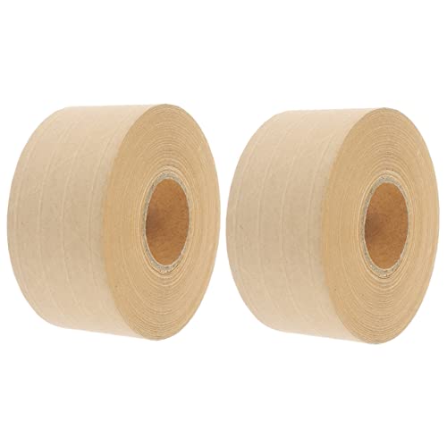 OSALADI 2 Rollen Klebeband mit hoher Klebekraft Verpackung klebrig gummiert Abdichtband Klebstoff Wickelband für Rahmendichtband Massenband Versandklebeband Papier Hellbraun OSALADI 2 Rollen Klebeband mit hoher Klebekraft Verpackung klebrig gummiert Abdichtband Klebstoff Wickelband für Rahmendichtband Massenband Versandklebeband Papier Hellbraun von OSALADI