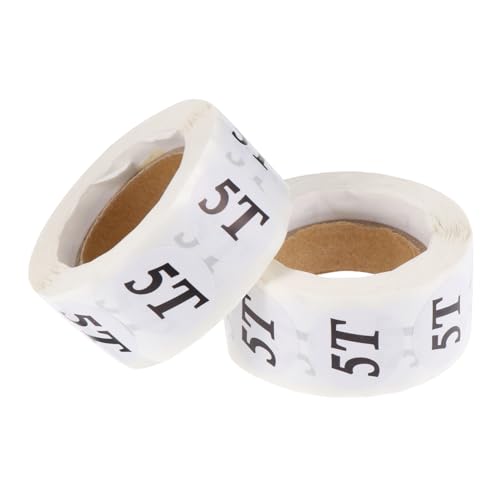 OSALADI 2 Rollen Kleidung Aufkleber Selbstklebende Sticker für Kleidung pro Langlebig und Farbecht für Einzelhandel und Kindergarten OSALADI 2 Rollen Kleidung Aufkleber Selbstklebende Sticker für Kleidung pro Langlebig und Farbecht für Einzelhandel und Kindergarten von OSALADI