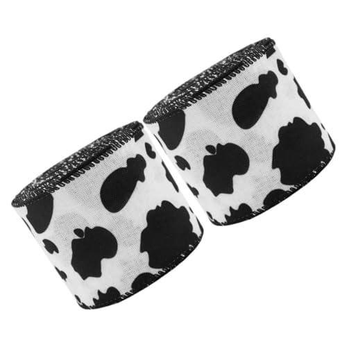 OSALADI 2 Rollen Kuhmuster Bastelband aus Polyester Dekoratives Geschenkband mit Kuhdruck Vielseitig für Geburtstagsfeiern Hochzeiten DIY Schleifen und Kränze Feine Struktur Großzügige OSALADI 2 Rollen Kuhmuster Bastelband aus Polyester Dekoratives Geschenkband mit Kuhdruck Vielseitig für Geburtstagsfeiern Hochzeiten DIY Schleifen und Kränze Feine Struktur Großzügige von OSALADI
