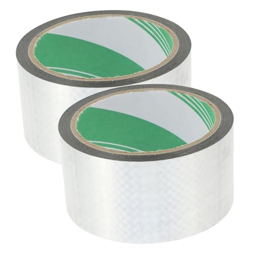 OSALADI 2 Rollen Reflektieren Des Klebeband Multi Dekorationen Festivalbänder Präsentieren Sie Packbänder Diy-bänder Packband Klar Wickelband Verpackung Bunt Bopp Silver OSALADI 2 Rollen Reflektieren Des Klebeband Multi Dekorationen Festivalbänder Präsentieren Sie Packbänder Diy-bänder Packband Klar Wickelband Verpackung Bunt Bopp Silver von OSALADI