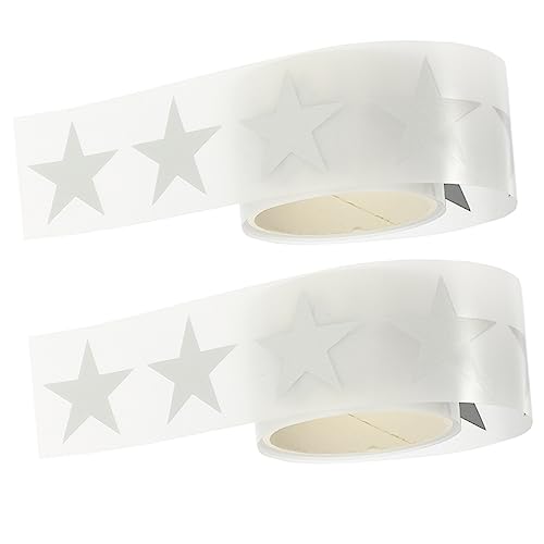 OSALADI 2 Rollen Reflektierende Star Muster Bügelfolie für Diy Wärmeübertragungsfolie für Kleidung Silberne Reflektierende Streifen für Kreative Designs OSALADI 2 Rollen Reflektierende Star Muster Bügelfolie für Diy Wärmeübertragungsfolie für Kleidung Silberne Reflektierende Streifen für Kreative Designs von OSALADI