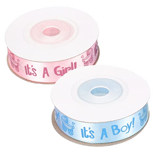 OSALADI 2 Rollen Satinbänder und Waschbares Geschenkbänder für Babyfeiern Hochzeiten und Diy Projekte Langlebig und Leicht für Bastelarbeiten und Dekorationen OSALADI 2 Rollen Satinbänder und Waschbares Geschenkbänder für Babyfeiern Hochzeiten und Diy Projekte Langlebig und Leicht für Bastelarbeiten und Dekorationen von OSALADI