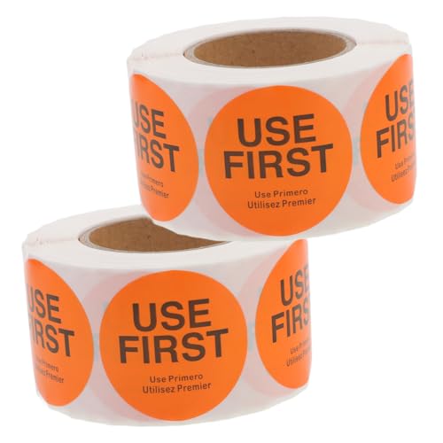 OSALADI 2 Rollen Selbstklebende Use First Vorratsetiketten Lebensmittel Kennzeichnung für Küche Restaurant Bar Klare Langlebig Aufkleber pro Praktische Vorratskontrolle OSALADI 2 Rollen Selbstklebende Use First Vorratsetiketten Lebensmittel Kennzeichnung für Küche Restaurant Bar Klare Langlebig Aufkleber pro Praktische Vorratskontrolle von OSALADI