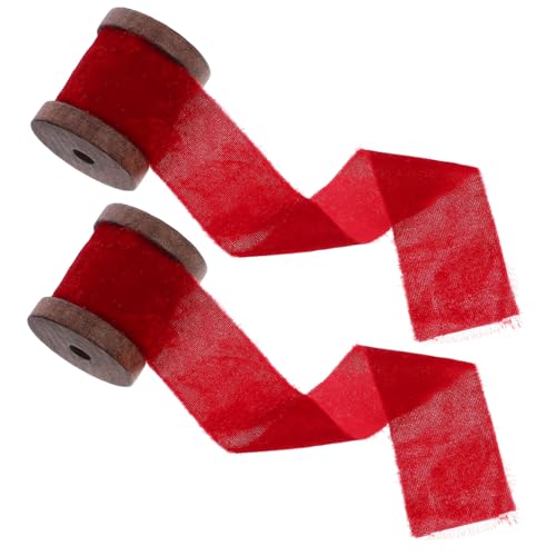OSALADI 2 Rollen Vintage Geschenkband Polyester Dekorative Verpackungsbänder für Kuchenboxen und Partys pro Langlebig und Vielseitig Einsetzbar OSALADI 2 Rollen Vintage Geschenkband Polyester Dekorative Verpackungsbänder für Kuchenboxen und Partys pro Langlebig und Vielseitig Einsetzbar von OSALADI