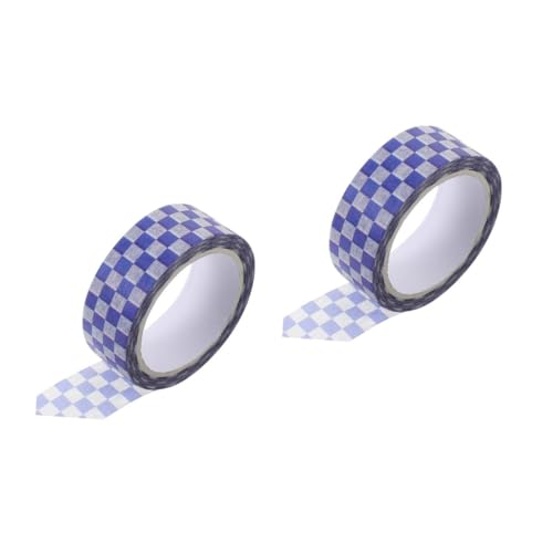 OSALADI 2 Rollen Washi Tape Weißen Karomuster Diy Dekorationsband für Scrapbooking Handwerksprojekte und Notizbuchgestaltung Einfache Anwendung ohne Rückstände OSALADI 2 Rollen Washi Tape Weißen Karomuster Diy Dekorationsband für Scrapbooking Handwerksprojekte und Notizbuchgestaltung Einfache Anwendung ohne Rückstände von OSALADI