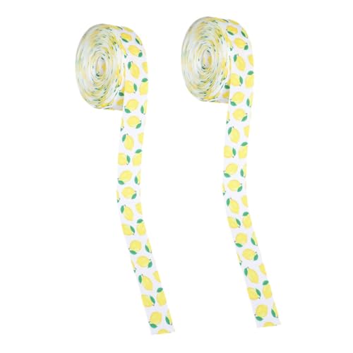 OSALADI 2 Rollen Zitronen Dekoband Girlandenband Frühlingskranzband Obstband DIY Bastelbänder Schleifenherstellungsband Geschenkverpackungsband Dekobänder Basteln Polyester OSALADI 2 Rollen Zitronen Dekoband Girlandenband Frühlingskranzband Obstband DIY Bastelbänder Schleifenherstellungsband Geschenkverpackungsband Dekobänder Basteln Polyester von OSALADI