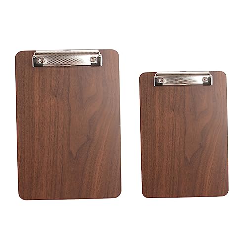 OSALADI 2 STÜCK Holz Clipboards für Haushalt und Klemmbrett für Restaurant und Küche Wiederverwendbar und Platzsparend OSALADI 2 STÜCK Holz Clipboards für Haushalt und Klemmbrett für Restaurant und Küche Wiederverwendbar und Platzsparend von OSALADI