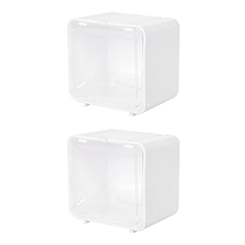 OSALADI 2 STÜCK Japanische Mini Klebeband Aufbewahrungsbox Praktischer Organizer für Schreibtisch für Bürobedarf und Bastelmaterial Weiß Platzsparend Vielseitig Einsetzbar von OSALADI