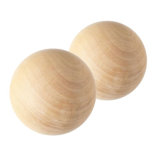 OSALADI 2 STÜCK Naturbelassene Massivholz Kugeln Unbehandelte Runde Holzscheiben Glatte Oberfläche Für DIY Basteln Malen Und Wohnkultur OSALADI 2 STÜCK Naturbelassene Massivholz Kugeln Unbehandelte Runde Holzscheiben Glatte Oberfläche Für DIY Basteln Malen Und Wohnkultur von OSALADI