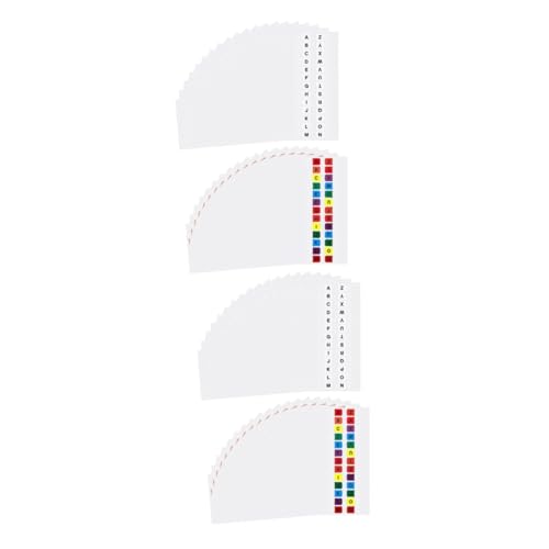 OSALADI 2 Sätze Alphabetische Haftnotizen Selbstklebende Index Tabs Für Notizbücher Beschreibbar Und Ablösbar Für Lehrer Büroangestellte Organisation Von Dokumenten 30 Blätter * 2 OSALADI 2 Sätze Alphabetische Haftnotizen Selbstklebende Index Tabs Für Notizbücher Beschreibbar Und Ablösbar Für Lehrer Büroangestellte Organisation Von Dokumenten 30 Blätter * 2 von OSALADI