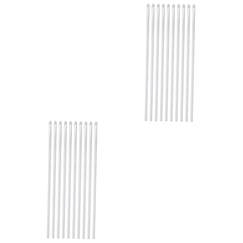 OSALADI 2 Sätze Armband Material C Förmige Offene Armbandstreifen Diy Schmuckzubehör Rostfrei Polierte Oberfläche Silber Für Armbandherstellung 10 Stück * 2 von OSALADI