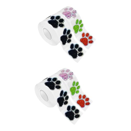 OSALADI 2 Sätze Aufkleber Für Hundepfoten Party Dekoration Haustier Hundeaufkleber Stempel Mit Pfotenabdruck Ästhetisch Hundendekor Drucken Welpe Selbstklebendes Papier 2 Rollen * 2 OSALADI 2 Sätze Aufkleber Für Hundepfoten Party Dekoration Haustier Hundeaufkleber Stempel Mit Pfotenabdruck Ästhetisch Hundendekor Drucken Welpe Selbstklebendes Papier 2 Rollen * 2 von OSALADI
