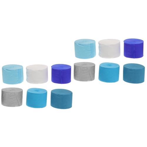 OSALADI 2 Sätze Bandpapierdekoration Dekorativ Pastell Streifen Schüttgut Luftschlangen Aus Krepppapier Party Streamer Dekorationen Multifunktions-krepppapier 6 Rollen * 2 OSALADI 2 Sätze Bandpapierdekoration Dekorativ Pastell Streifen Schüttgut Luftschlangen Aus Krepppapier Party Streamer Dekorationen Multifunktions-krepppapier 6 Rollen * 2 von OSALADI