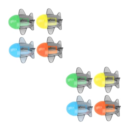 OSALADI 2 Sätze Bleistiftspitzer Farbig Mini Flugzeug Anspitzer Lustig Buntstiftspitzer Bleistifte Tragbar Vier Bleistift Plastik Zufällige Farbe 4 Stücke * 2 OSALADI 2 Sätze Bleistiftspitzer Farbig Mini Flugzeug Anspitzer Lustig Buntstiftspitzer Bleistifte Tragbar Vier Bleistift Plastik Zufällige Farbe 4 Stücke * 2 von OSALADI