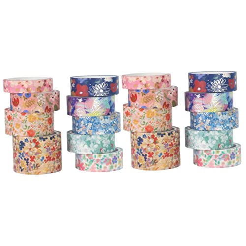 OSALADI 2 Sätze Blumenmuster Washi Tapes Dekoratives Klebeband Für Diy Scrapbooking Tagebuchgestaltung Und Handwerk Einfach Zu Verwenden Und Tragbar 9 Rollen * 2 OSALADI 2 Sätze Blumenmuster Washi Tapes Dekoratives Klebeband Für Diy Scrapbooking Tagebuchgestaltung Und Handwerk Einfach Zu Verwenden Und Tragbar 9 Rollen * 2 von OSALADI