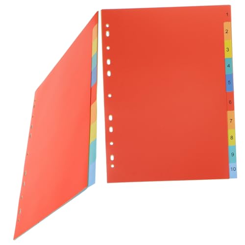OSALADI 2 Sätze Buchmarkierungen Lose Tab Buchseite Farbig Notizbuch Mit Gestanzte Ordnerteiler Notizblock-marker A4-trennblätter Notizblock-trennlaschen Bindelaschen Pp OSALADI 2 Sätze Buchmarkierungen Lose Tab Buchseite Farbig Notizbuch Mit Gestanzte Ordnerteiler Notizblock-marker A4-trennblätter Notizblock-trennlaschen Bindelaschen Pp von OSALADI