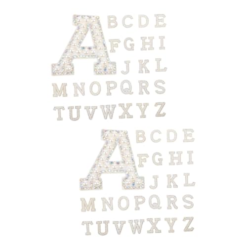 OSALADI 2 Sätze Buchstaben Patches Aufbügelbare Strass Buchstaben Für Kleidung Taschen Hüte Einfach Zu Verwenden Und Langlebig Für Diy Bastelprojekte 26 Stücke * 2 OSALADI 2 Sätze Buchstaben Patches Aufbügelbare Strass Buchstaben Für Kleidung Taschen Hüte Einfach Zu Verwenden Und Langlebig Für Diy Bastelprojekte 26 Stücke * 2 von OSALADI
