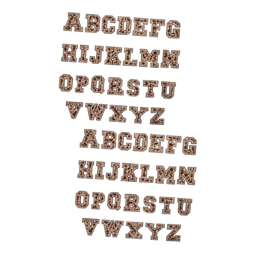 OSALADI 2 Sätze Buchstaben-patch Flicken Für Bekleidung Stickbuchstaben Aufbügeln Stoffflicken Für Kleidung Bügelbuchstaben Für Kleidung Light Brown Flanell 26 Stücke * 2 OSALADI 2 Sätze Buchstaben-patch Flicken Für Bekleidung Stickbuchstaben Aufbügeln Stoffflicken Für Kleidung Bügelbuchstaben Für Kleidung Light Brown Flanell 26 Stücke * 2 von OSALADI