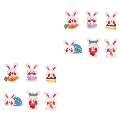 OSALADI 2 Sätze Cartoon Kaninchen Stoffaufkleber Applikationsflicken DIY Charakter Stickflicken Für Kleidung Kleidungsflicken Stoffflicken Stoffhase Zum Aufnähen Auf 6 Stücke * 2 OSALADI 2 Sätze Cartoon Kaninchen Stoffaufkleber Applikationsflicken DIY Charakter Stickflicken Für Kleidung Kleidungsflicken Stoffflicken Stoffhase Zum Aufnähen Auf 6 Stücke * 2 von OSALADI