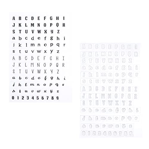 OSALADI 2 Sätze Diy Alphabet Stempel Transparente Silikonstempel Für Scrapbooking Kartenbasteln Und Fotoalben Sicheres Material Kreative Bastelwerkzeuge Für Erwachsene 2 Stück * 2 OSALADI 2 Sätze Diy Alphabet Stempel Transparente Silikonstempel Für Scrapbooking Kartenbasteln Und Fotoalben Sicheres Material Kreative Bastelwerkzeuge Für Erwachsene 2 Stück * 2 von OSALADI