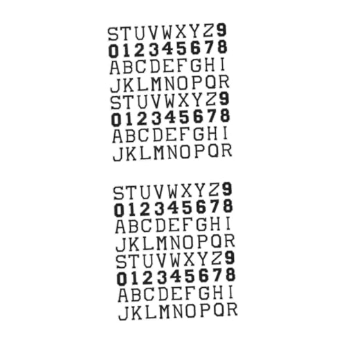 OSALADI 2 Sätze Diy Bügel Patches Und Buchstaben Und Zahlen Patches Für Kleidung Taschen Und Handwerksprojekte Wiederverwendbar Und Langlebig Für Shirts Jacken Und Mehr 72 Stück * 2 OSALADI 2 Sätze Diy Bügel Patches Und Buchstaben Und Zahlen Patches Für Kleidung Taschen Und Handwerksprojekte Wiederverwendbar Und Langlebig Für Shirts Jacken Und Mehr 72 Stück * 2 von OSALADI