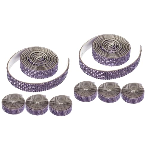 OSALADI 2 Sätze Diy Decorative Diamond Aufkleber Blenden Weiß Hotfix Applikationen Strass-quastenbesatz Selbstklebstoffhandwerk Strassband Trimmen Diamant Violett Strasssteine 4 Rollen * 2 OSALADI 2 Sätze Diy Decorative Diamond Aufkleber Blenden Weiß Hotfix Applikationen Strass-quastenbesatz Selbstklebstoffhandwerk Strassband Trimmen Diamant Violett Strasssteine 4 Rollen * 2 von OSALADI
