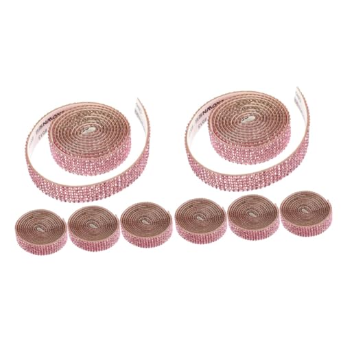 OSALADI 2 Sätze Diy Decorative Diamond Aufkleber Gürtel Applikationen Reiz Dekoration Handgefertigte Strass-applikation Strasssteine zum Aufbügeln Rosy 4 Rollen * 2 OSALADI 2 Sätze Diy Decorative Diamond Aufkleber Gürtel Applikationen Reiz Dekoration Handgefertigte Strass-applikation Strasssteine zum Aufbügeln Rosy 4 Rollen * 2 von OSALADI