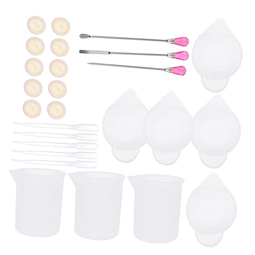 OSALADI 2 Sätze Diy Epoxy Mixing Tools Set Teiliges Silikon Set für Gießen Messbecher Rührstäbchen und Pipetten für Kreative Bastelprojekte OSALADI 2 Sätze Diy Epoxy Mixing Tools Set Teiliges Silikon Set für Gießen Messbecher Rührstäbchen und Pipetten für Kreative Bastelprojekte von OSALADI