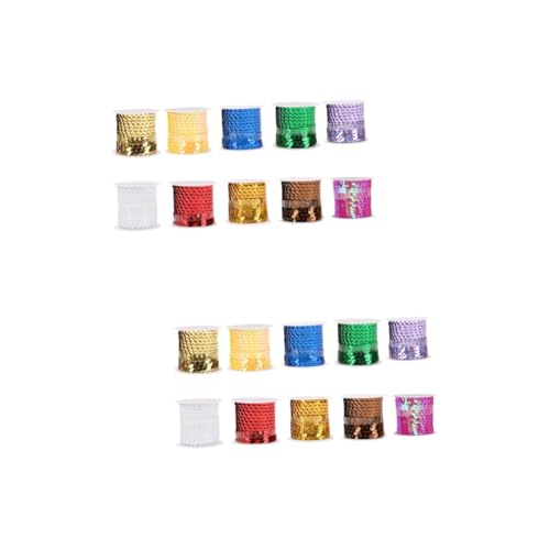 OSALADI 2 Sätze Diy Pailletten Runde Bunte Lose Glitzer Pailletten Für Bastelprojekte Und Kleidung Für Schmuckherstellung Und Dekoration 10 Stück * 2 OSALADI 2 Sätze Diy Pailletten Runde Bunte Lose Glitzer Pailletten Für Bastelprojekte Und Kleidung Für Schmuckherstellung Und Dekoration 10 Stück * 2 von OSALADI