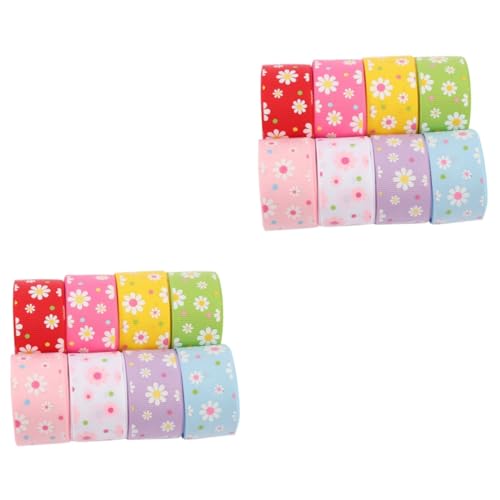 OSALADI 2 Sätze Diy Polyesterband Mit Muster Teiliges Für Handarbeit Kleidung Haarschmuck Und Dekoration Vielseitig Einsetzbar Bunten Farben 8 Stück * 2 OSALADI 2 Sätze Diy Polyesterband Mit Muster Teiliges Für Handarbeit Kleidung Haarschmuck Und Dekoration Vielseitig Einsetzbar Bunten Farben 8 Stück * 2 von OSALADI