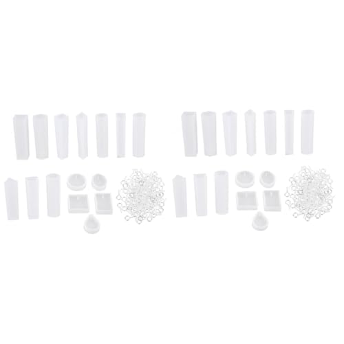 OSALADI 2 Sätze Diy Silikonform Set für Schmuckherstellung Formen für Anhänger Ohrringe und Schlüsselanhänger für Kreative Bastelprojekte und Persönliche OSALADI 2 Sätze Diy Silikonform Set für Schmuckherstellung Formen für Anhänger Ohrringe und Schlüsselanhänger für Kreative Bastelprojekte und Persönliche von OSALADI