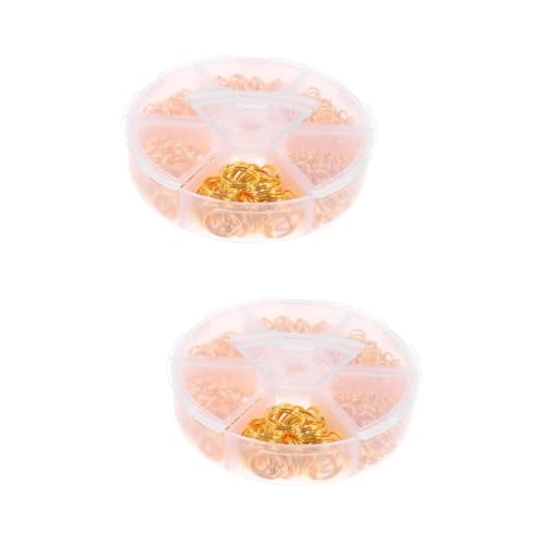 OSALADI 2 Sätze Doppel -eisenringschlüsselring Reiz Teilt Halskette Sprungringe Schmuckringe Zubehör Rostfrei Schmuck Biegeringe Spaltringe Für Schmuck Metallringe Golden 690 Stück * 2 OSALADI 2 Sätze Doppel -eisenringschlüsselring Reiz Teilt Halskette Sprungringe Schmuckringe Zubehör Rostfrei Schmuck Biegeringe Spaltringe Für Schmuck Metallringe Golden 690 Stück * 2 von OSALADI