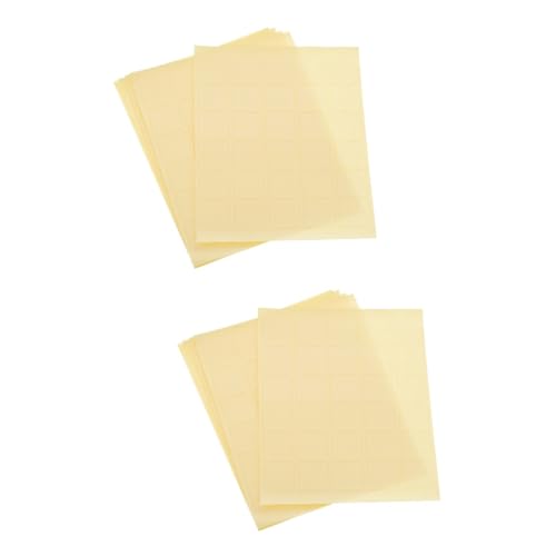 OSALADI 2 Sätze Doppelseitiges Klebeband Selbstklebende Etiketten Einseitig Klare Aufkleberetiketten Handwerk Mit Doppelseitigem Klebeband Transparent 150 Stück * 2 von OSALADI