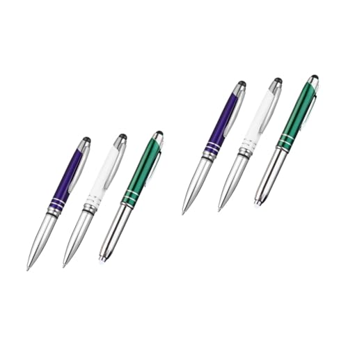 OSALADI 2 Sätze Eingabestifte Für Berührungsbildschirme Gerät Schwarzer Stiftstift Taktil Led-metallstifte Kugelschreiber Schreiben Büromaterial Geschenkt Stift Mit Licht 3 Stücke * 2 OSALADI 2 Sätze Eingabestifte Für Berührungsbildschirme Gerät Schwarzer Stiftstift Taktil Led-metallstifte Kugelschreiber Schreiben Büromaterial Geschenkt Stift Mit Licht 3 Stücke * 2 von OSALADI