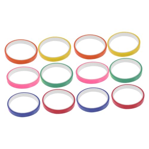 OSALADI 2 Sätze Farbiges Band Klebrig Handwerk Uv Streifen Dekompressionskugeln Klebeband Diy -klebeband Stressabbauzubehör Klebebänder Plastik 6 Rollen * 2 OSALADI 2 Sätze Farbiges Band Klebrig Handwerk Uv Streifen Dekompressionskugeln Klebeband Diy -klebeband Stressabbauzubehör Klebebänder Plastik 6 Rollen * 2 von OSALADI