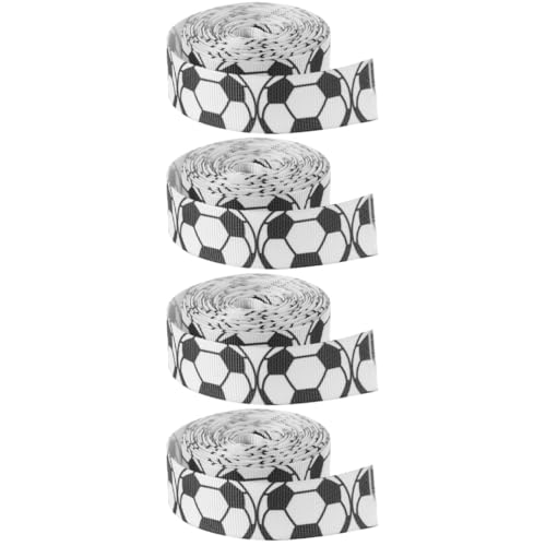 OSALADI 2 Sätze Fußball -dekorationsband Verpackung Sportband Sportpartyband Drahtband Mit Fußballmuster Satinband Diy-band Basteln Kreative Kuchenbänder Geschenkband Stoff 2 Rollen * 2 OSALADI 2 Sätze Fußball -dekorationsband Verpackung Sportband Sportpartyband Drahtband Mit Fußballmuster Satinband Diy-band Basteln Kreative Kuchenbänder Geschenkband Stoff 2 Rollen * 2 von OSALADI