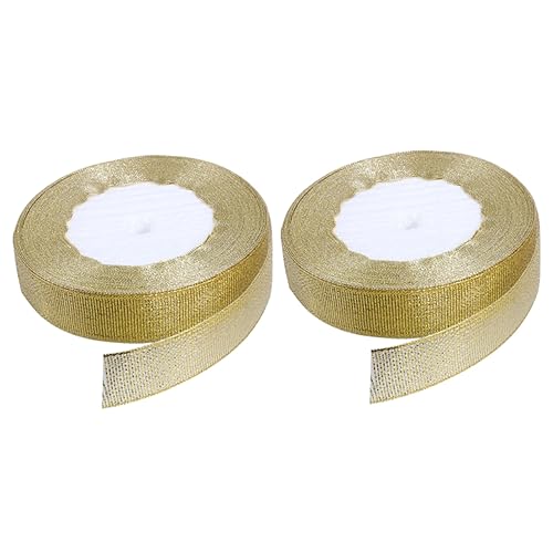 OSALADI 2 Sätze Goldenes Dekorationsband Glänzendes Verpackungsband Breit Pro Für Hochzeiten Und Partys Haltbar Leicht Zu Verstauen Und Sorgt Für Festliche Für Kreative 2 Rollen * 2 OSALADI 2 Sätze Goldenes Dekorationsband Glänzendes Verpackungsband Breit Pro Für Hochzeiten Und Partys Haltbar Leicht Zu Verstauen Und Sorgt Für Festliche Für Kreative 2 Rollen * 2 von OSALADI
