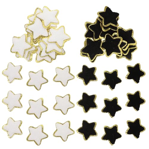 OSALADI 2 Sätze Handtuchstofftuch Patch Gestickte Aufnäher Form Für Kleidung Jubeln Schwarz Kleiderflicken Aufbügeln Flicken Aufnähen Sterne Bestickte Applikationen Chenille 32 Stücke * 2 OSALADI 2 Sätze Handtuchstofftuch Patch Gestickte Aufnäher Form Für Kleidung Jubeln Schwarz Kleiderflicken Aufbügeln Flicken Aufnähen Sterne Bestickte Applikationen Chenille 32 Stücke * 2 von OSALADI