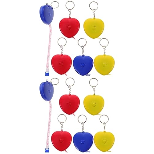 OSALADI 2 Sätze Herzförmiges Maßband Messen Gebogenes Körpermessband Süßes Kleines Maßband Cartoon-mini-maßband Körpermaßbänder Maßband Für Kleidung Plastik Zufällige Farbe 6 Stück * 2 OSALADI 2 Sätze Herzförmiges Maßband Messen Gebogenes Körpermessband Süßes Kleines Maßband Cartoon-mini-maßband Körpermaßbänder Maßband Für Kleidung Plastik Zufällige Farbe 6 Stück * 2 von OSALADI