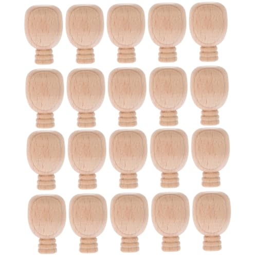 OSALADI 2 Sätze Holz Weinflasche Unvollständig Diy Dekoration Für Bastelprojekte Natürliche Buchenholzflasche Für Kreative Gestaltungen Und Anlässe 10 Stück * 2 von OSALADI