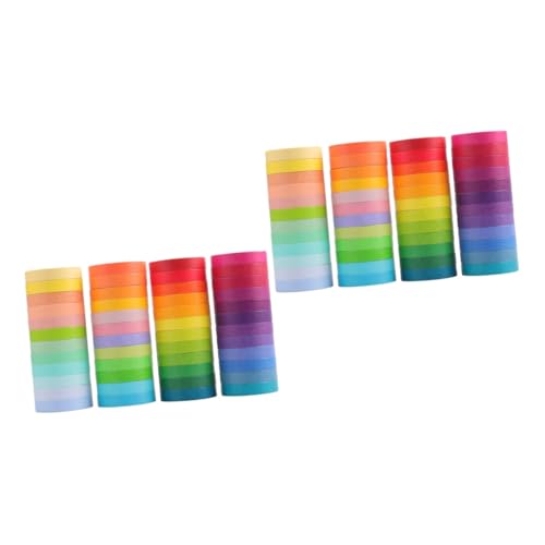 OSALADI 2 Sätze Klebeband Aufkleber Für Scrapbooking Zeitschriftenzubehör Dekorativ Handwerk Scrapbooking Tape Diy-handbuch-bänder Scrapbook-zubehör Buchband Flüsterpapier 48 Rollen * 2 von OSALADI