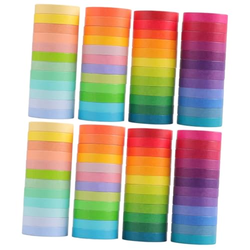 OSALADI 2 Sätze Klebeband Scrapbook -aufkleber Papier Farbig Zeitschriftenaufkleber Aufkleber Für Scrapbooking Dekorative Bänder Schrottband Tagebuchband Diy-handbuch-bänder 48 Rollen * 2 von OSALADI
