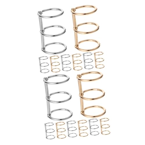 OSALADI 2 Sätze Löad-blatt-ringwerkzeug Schlüssel Ordnerringe Lose Blattringe Ringe Für Papier Bindung Ringordner Für Lose Blätter Kleine Binderinge Legierung 8 Stück * 2 OSALADI 2 Sätze Löad-blatt-ringwerkzeug Schlüssel Ordnerringe Lose Blattringe Ringe Für Papier Bindung Ringordner Für Lose Blätter Kleine Binderinge Legierung 8 Stück * 2 von OSALADI