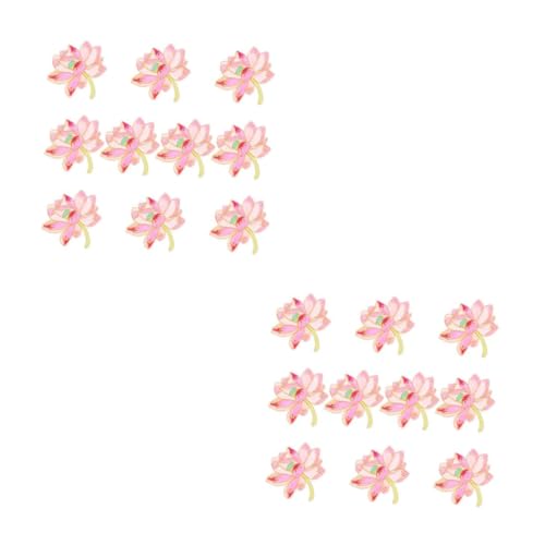 OSALADI 2 Sätze Lotusblumen Patches Bestickte Bügelflicken Für Diy Nähprojekte Dekorative Applikationen Für Kleidung Taschen Und Mehr 10 Stück * 2 OSALADI 2 Sätze Lotusblumen Patches Bestickte Bügelflicken Für Diy Nähprojekte Dekorative Applikationen Für Kleidung Taschen Und Mehr 10 Stück * 2 von OSALADI