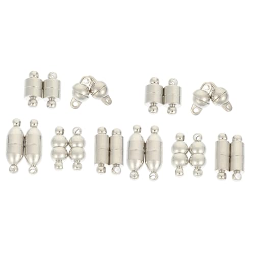 OSALADI 2 Sätze Magnetverschlüsse Für Schmuckherstellung Magnetische Verbindungselemente Für Armbänder Und Für Diy Projekte Und Reparaturen 5 Paare * 2 von OSALADI