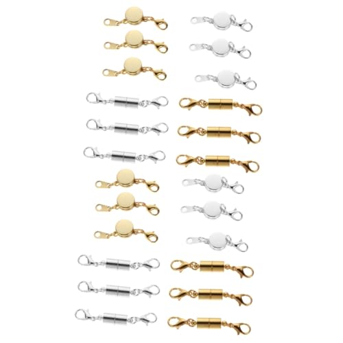 OSALADI 2 Sätze Magnetverschluss Haken Für Und Armbänder Magnetische Schmuckverschlüsse Installieren Passend Für Verschiedene Stile Von Schmuck Langlebig Und Attraktiv 12 Stück * 2 von OSALADI