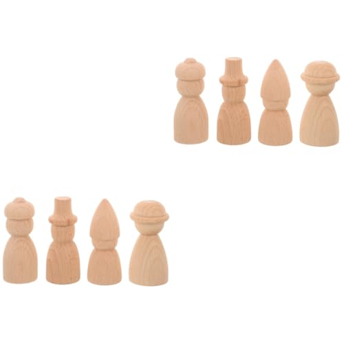 OSALADI 2 Sätze Marionetten-ornamente Unvollendet Miniatur Mini-personenfiguren Handwerk Holzfiguren Graffiti Puppet Kit Menschen Figuren Hölzern 4 Stück * 2 OSALADI 2 Sätze Marionetten-ornamente Unvollendet Miniatur Mini-personenfiguren Handwerk Holzfiguren Graffiti Puppet Kit Menschen Figuren Hölzern 4 Stück * 2 von OSALADI