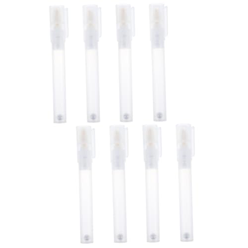 OSALADI 2 Sätze Markerzubehör Leere, Nachfüllbare Farbstifte Nachfüllbarer Lackstift Ups Löschbar Nachfüllbarer Marker Leerer, Befüllbarer Leerer Farbstift Schwamm Transparent 4 Stücke * 2 von OSALADI
