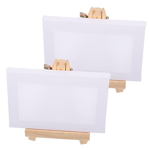 OSALADI 2 Sätze Mini Holzstaffelei für Kunststudenten Zeichentafel mit Rahmen und Stand für Ölmalerei für Anfänger und Projekte OSALADI 2 Sätze Mini Holzstaffelei für Kunststudenten Zeichentafel mit Rahmen und Stand für Ölmalerei für Anfänger und Projekte von OSALADI