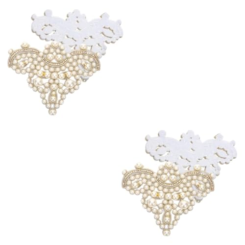 OSALADI 2 Sätze Perle Schuhblume Flicken Für Kleidung Patch Nähen Applikationen Perlenapplikation Kleiderflicken Perlenflecken Selber Machen Flicken Für Bekleidung Golden Stoff 2 Stück * 2 OSALADI 2 Sätze Perle Schuhblume Flicken Für Kleidung Patch Nähen Applikationen Perlenapplikation Kleiderflicken Perlenflecken Selber Machen Flicken Für Bekleidung Golden Stoff 2 Stück * 2 von OSALADI